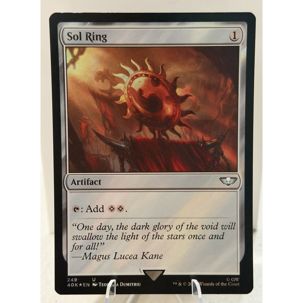 MTG Sol Ring #249 (Surge Foil) Warhammer 40,000 40K ⭐️